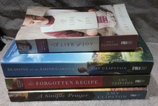 Amy Clipston: Simple Prayer, Forgotten Recipe, Garden, Life of Joy - Paperbacks 