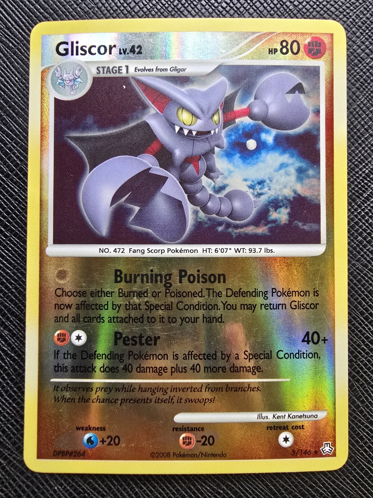 Gliscor 5/146 - Legends Awakened Reverse Holo RARE LP Pokemon Card