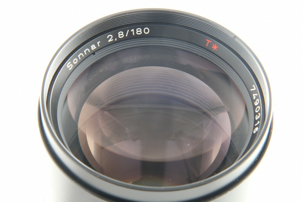 Exc Contax Carl Zeiss Sonnar T* 180mm f/2.8 MMJ Manual Lens from