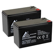 2pk: 12V 7AH SLA/Sealed Lead Acid Rechargeable Battery for Verizon Fios +More!