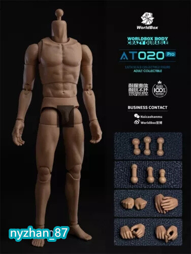 Worldbox 1/6 AT020 Pro Man Upgrade Universal Muscle Body F 6