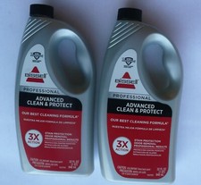 2x Bissell Carpet Cleaners Triple-Action Formula Advanced Clean  Protect 32 oz.