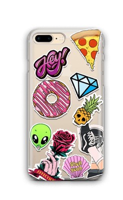 Handyhulle Sticker Fur Alle Handy Modelle Mit Namensschrift Transparent Ebay