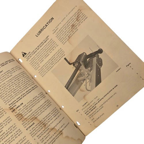 Sperry New Holland Operators Manual Manure Spreader 795 1982 Edition Distressed - Picture 7 of 17