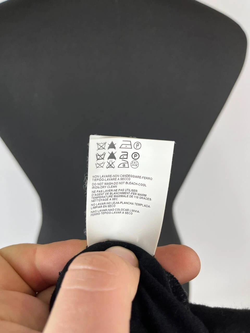 Versace Collection Abito donna nero manica lunga taglia 44 (0398)