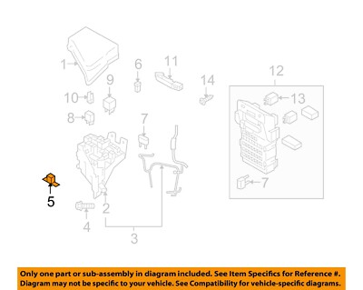 SUBARU OEM 05-18 B9 Tribeca Electrical Fuse Relay-Main Fuse 82211FC120