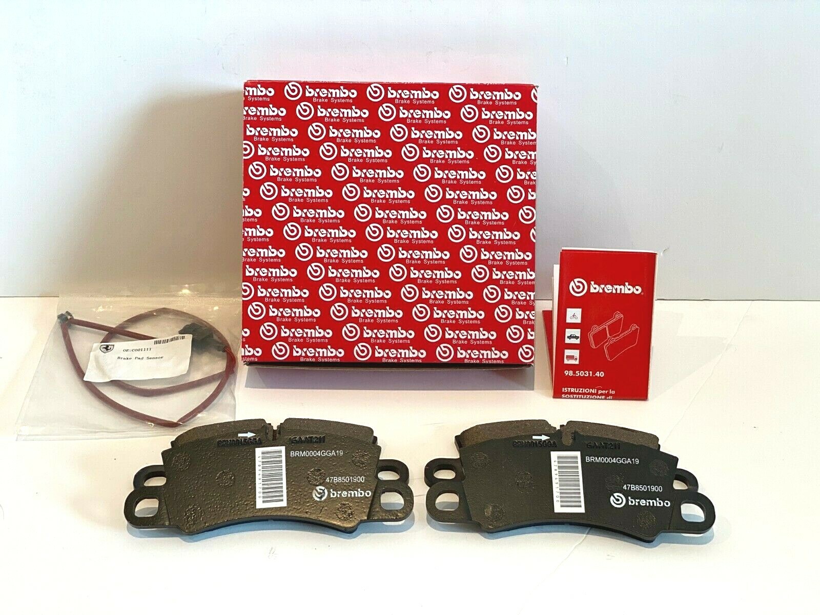 🚚Ferrari 488, F8, F12 & 812 Rear Brake Pad Set
