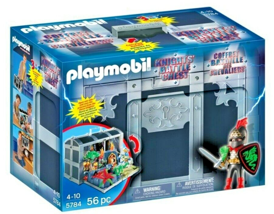 Playmobil 5784 Knights Battle Chest Great For Travel - In