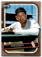 2005 UPPER DECK CLASSICS TED LYONS CHICAGO WHITE SOX #89