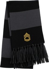 Army E7 Sergeant First Class SFC Rank Embroidered Scarf