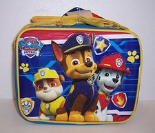 Nickelodeon PAW PATROL Insulated LUNCH BAG Lunchbag Box Case Tote NEW
