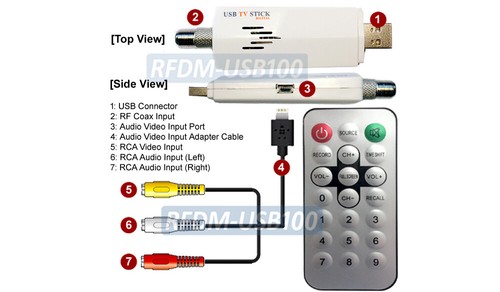 USB 2.0 Universal TV Tuner MPEG Video Capture Digital Video Recorder - Picture 2 of 8