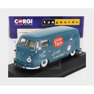 1:43 VANGUARDS Volkswagen T1 Panel Van Foxon Park 1962 Blue