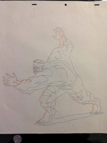 Marvel animation cels Production Art Comics ULTIMATE AVENGERS The Hulk UV1 - Picture 4 of 4
