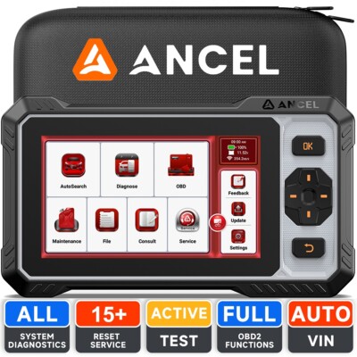ANCEL FX6100 KFZ Diagnosegerät Auto OBD2 Scanner ABS DPF ALLE SYSTEM 15 Services