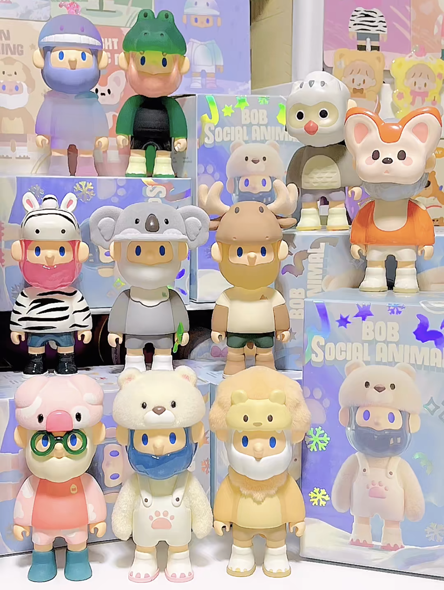 F.UN Farmer BOB Social Animal Series Confirmed Blind Box Figure