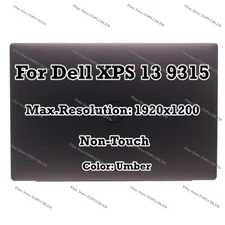 13.4" FHD LCD Non-Touch Screen Display Panel Assembly For Dell XPS 13 9315 Umber