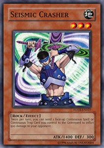 Seismic Crasher - FOTB-EN027 - Common - 1st Edition x3 - Lightly Played