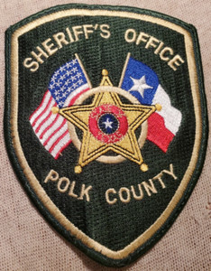 TX Polk County Texas Sheriff Patch