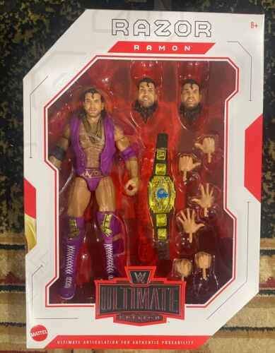 WWE Mattel Ultimate Razor Ramon chase purple figure Scott Hall