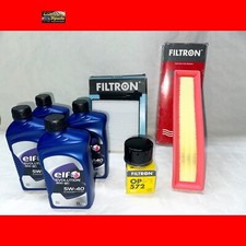 KIT TAGLIANDO RENAULT CLIO III 3 MODUS 1.2 BENZINA 4L OLIO ELF 5W40 + 3 FILTRI