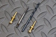 Vito's IDLE SCREW kit with drill + tap TORS removal Yamaha Blaster 200 1988-200