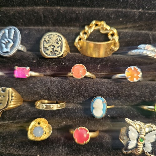 Anillos de Metal Años 60 70 Máquina Expendedora Juguete Gumball-Todo Marcado Hecho en Hong Kong - Imagen 3 de 6