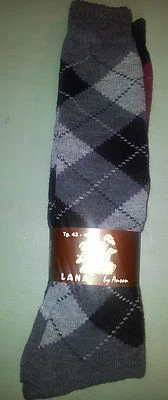 Set 3 Pezzi Calze Lunghe Pura Lana Calzettoni Uomo Varie Taglie Montagna Neve