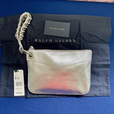 Auténtica WABKBAG Ralph Lauren Hand Bag (4351746760FY Silver) Women Auth New
