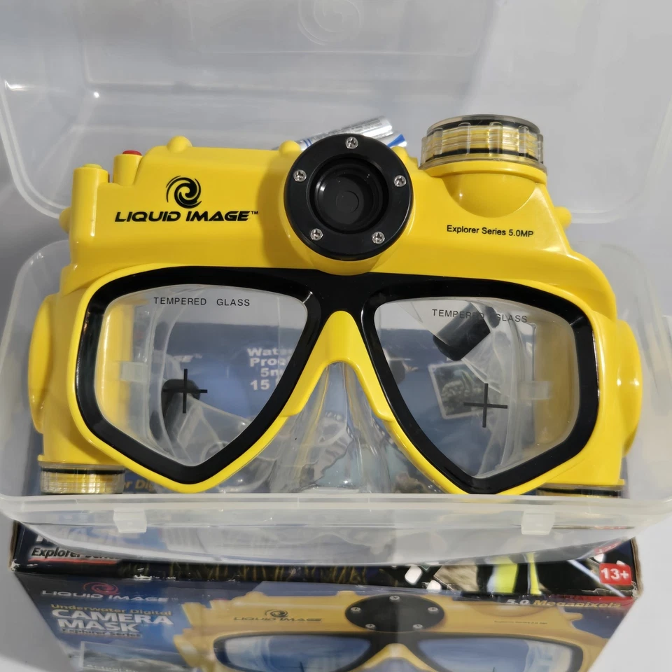 Liquid Image Camera Mask 302 16 MB Camcorder - Yellow Snorkeling 5.0 Megapixels - Image 4 of 4