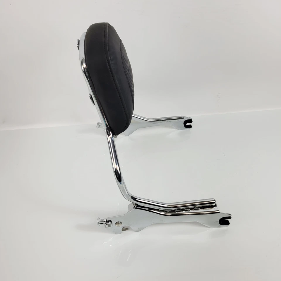 oem Harley Chrome Holdfast Sissy Bar Backrest w/ Pad 2018-2026 Fatboy & Breakout - Image 2 of 4
