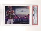 JAYDEN DANIELS 2024 TOPPS MIDNIGHT ROOKIE HORIZON RC AUTO PSA 8 Q0004