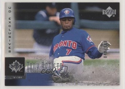 2001 Upper Deck UD Exclusives 48/100 Tony Batista #63 7m3