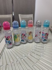 Bundle of 6 Disney Baby Bottle Set BPA-Free Plastic Minnie Lion King Belle