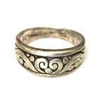 Vintage Ring MARKED TMA 925 STERLING SILVER Size 9 Band Jewelry lot y