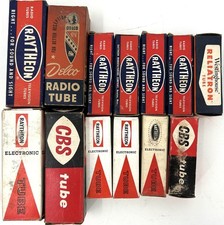 Lot of 14 CBS/RAYETHON/WESTINGHOUSE Vacuum Tubes - TV Radio - EXCELLENT