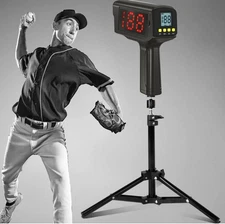 WEEPALM Baseball Radar Gun - Accurate Speed Sensors Speed Training w/Tripod