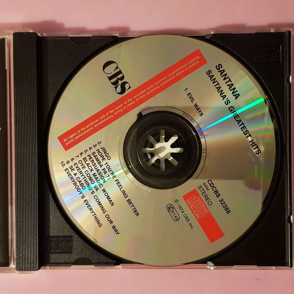 SANTANA Greatest Hits DADC Austria EX/EX (CD) - Bild 3 von 4