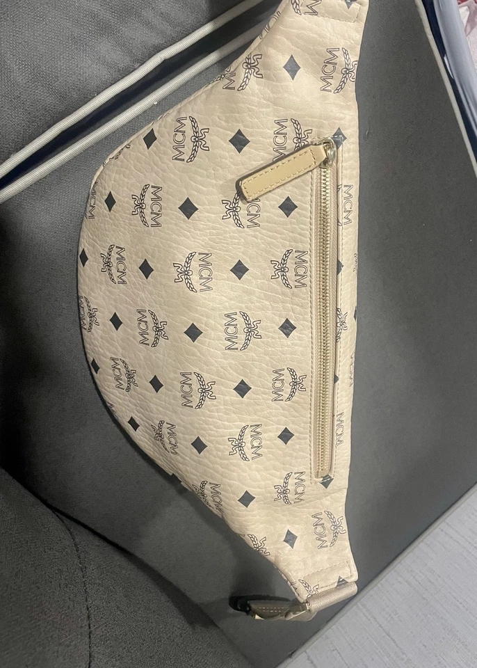 MCM FURSTEN BELT BAG/Fanny Pack Medium Beige Visetos - Image 4 of 4