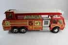 Vintage Tonka Water Cannon Fire Truck w/ Working Ladder Fireman Figure NO SIREN