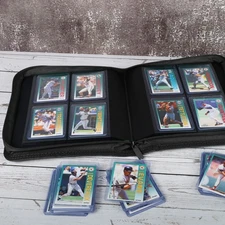 Black BCW Top Loader Binder - 4 Pocket Card Album Zippered Toploader 35pt 160 ct