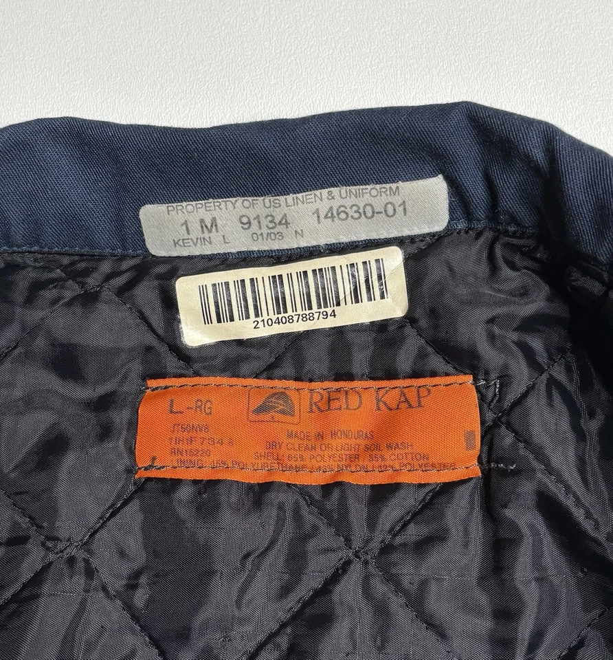 Chaqueta de Trabajo Mecánico Gasolinera Gulf De Colección Ropa de Trabajo Automotriz | L Foto 4 de 4