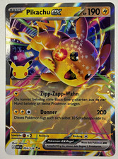 Pokémon TCG Pikachu ex 054/128 – Double Rare Holo Deutsch KP 190