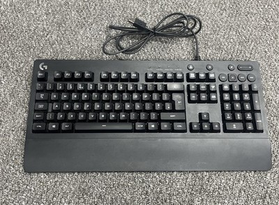 Logitech G213 Prodigy Gaming Tastatur RGB Hintergrundbeleuchtung QWERTY UK voll funktionsfähig sehr guter Zustand