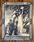 XLNT Condition Original WW1 Military Infantry Co Wounded Purple Heart Precursor