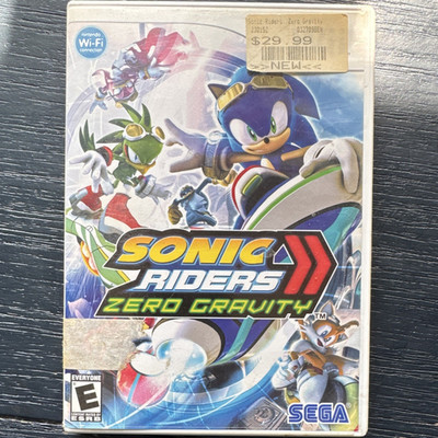 SEGA Sonic Riders: Zero Gravity Nintendo Wii Racing Game w/ Manual E 2008