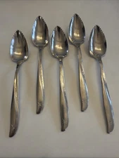 5-TWIN STAR MCM Oneida Community Flatware Grapefruit Spoons  FREE SHIP