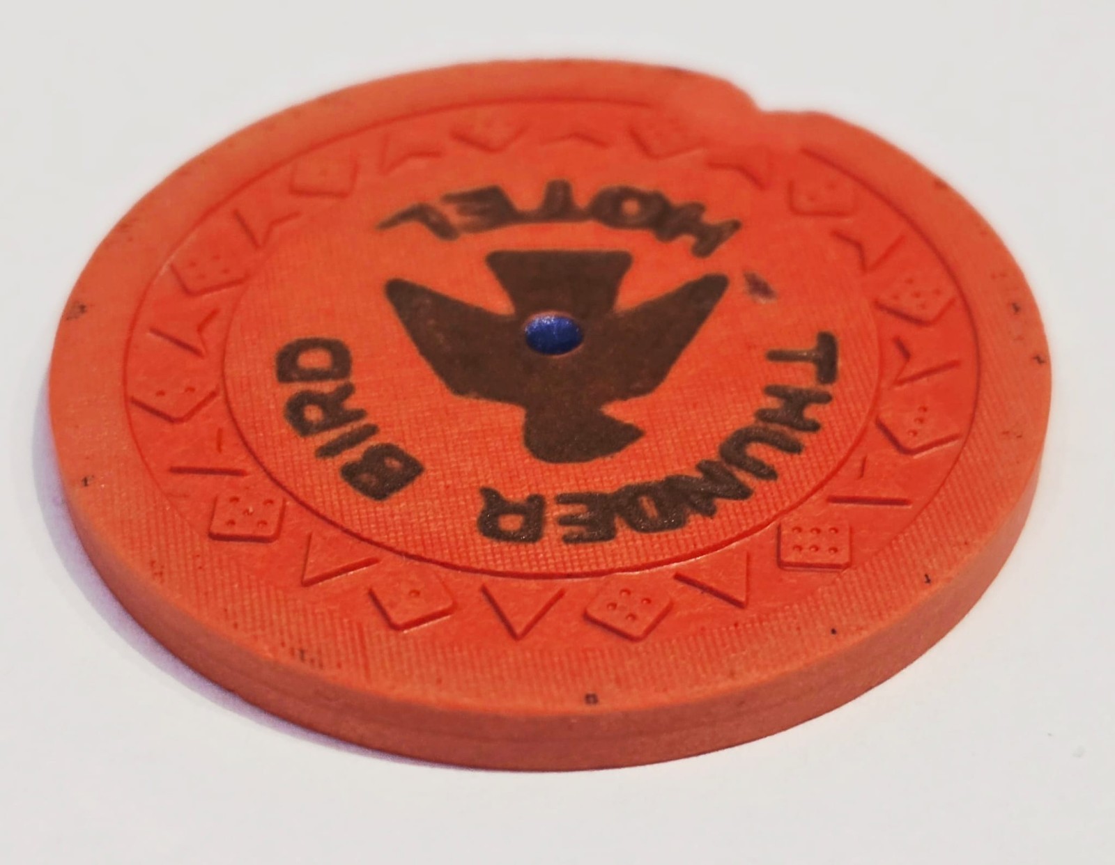 UNIQUE - $5 Chip - Thunderbird Thunder Bird Hotel Casino - Las Vegas Nevada NV