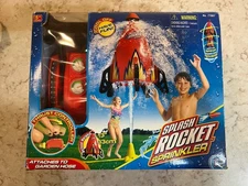 Vintage Lanard Splash Rocket Sprinkler FunSplashers Water Toy Rare New Outdoor