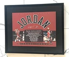 Michael Jordan Signed Limited Edition CAREER ACHIEVEMENTS Framed 16x20 - UDA COA